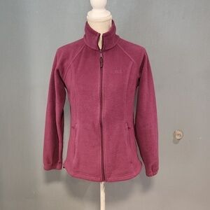 Columbia fleece zip up base layer soft shell jacket